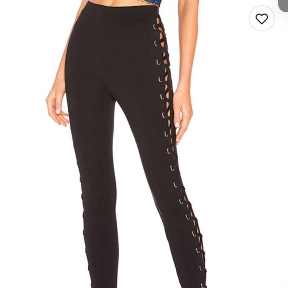 Lovers + Friends Lace Up Leggings
